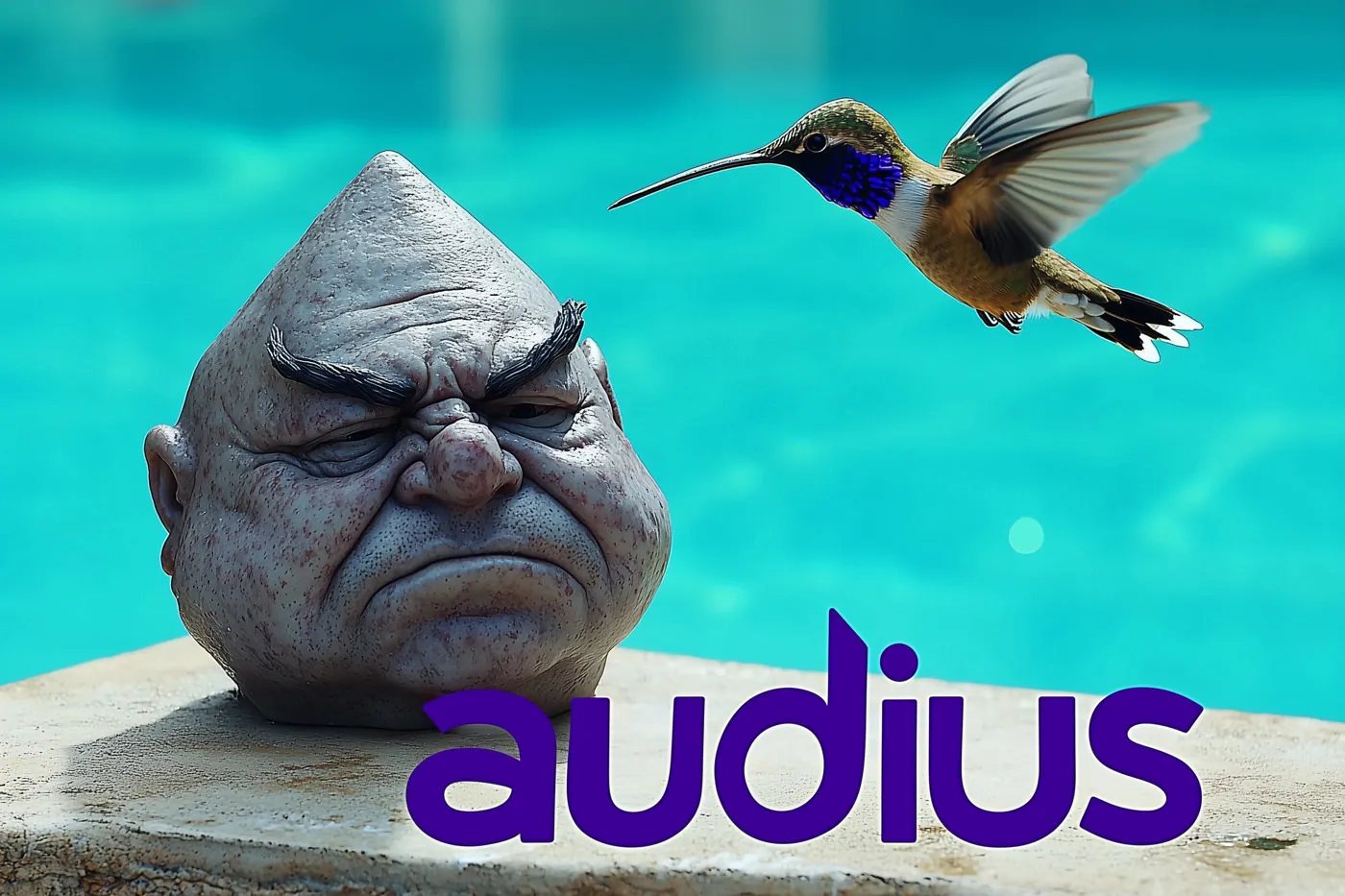 An unlikely conversation between a grumpy magnet and a vibrant hummingbird explores a whimsical concept to incentivize artists on Audius.