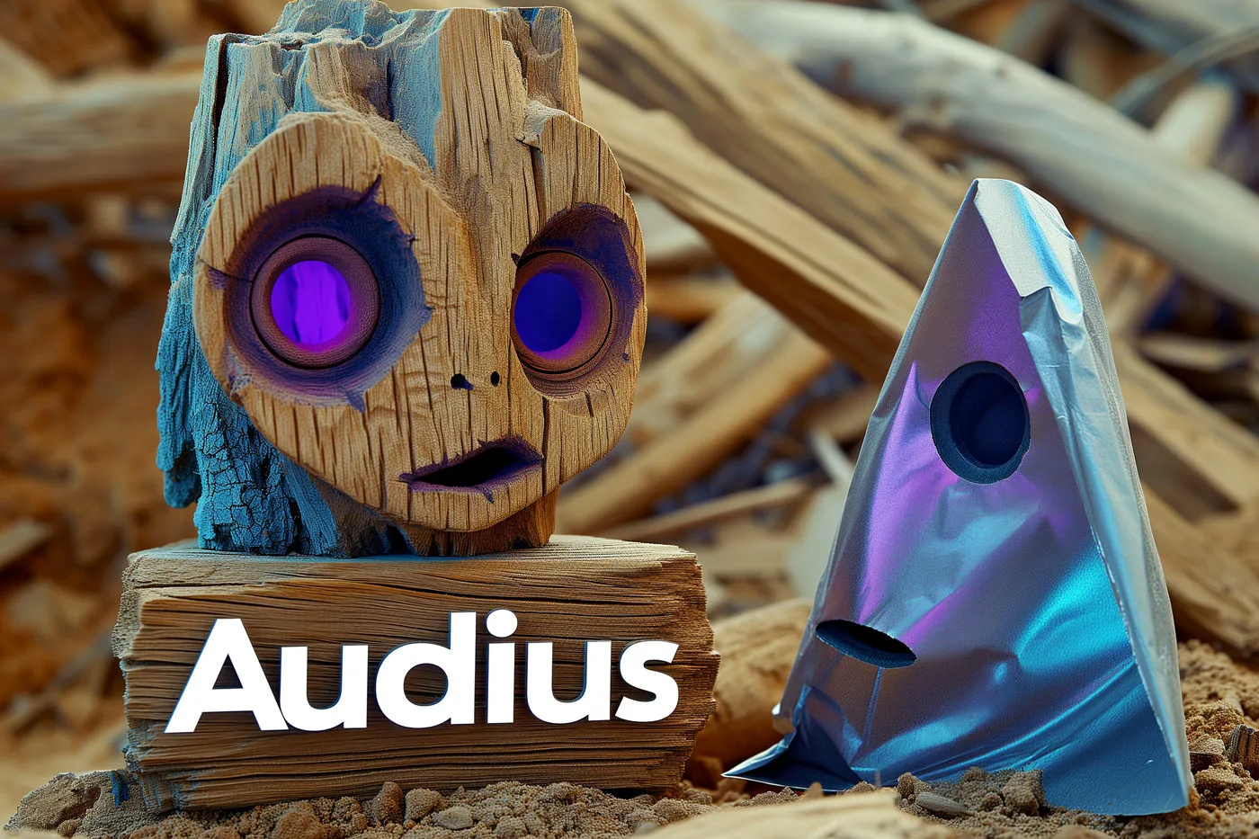 What is Audius? Audius Explained by wood to foil.